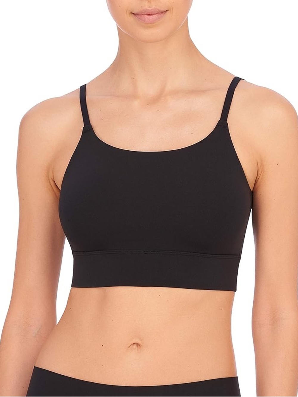 Natori Bliss Flex Bralette Black Seamless Wireless Lounge Bra Size Small